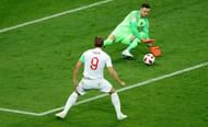England v Croatia: Subasic with the reaction save to deny Harry Kane, numbers wouldn't show this